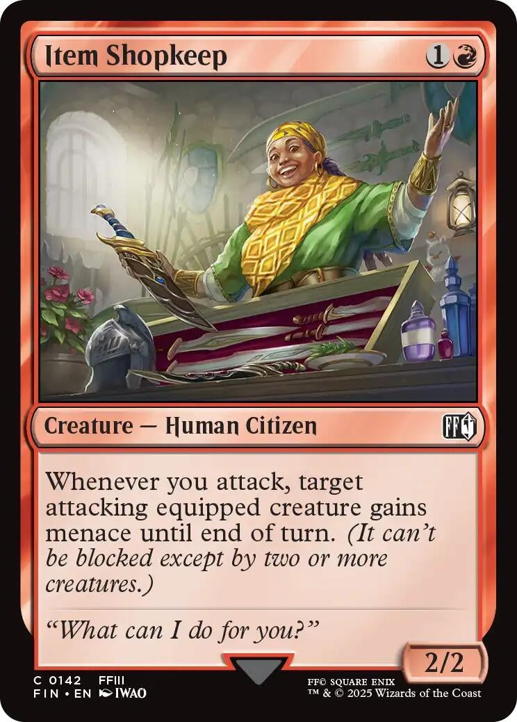 Image for Item Shopkeep (FINAL FANTASY) (142) - Magic: The Gathering