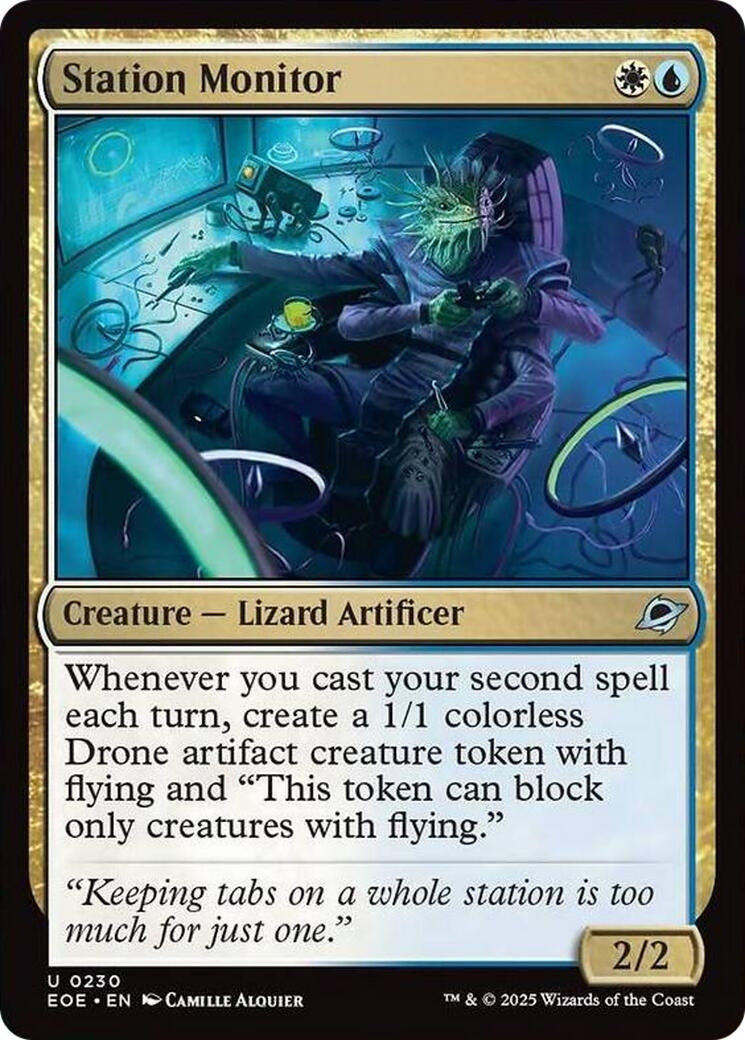 Image for Station Monitor (Edge of Eternities) (230) - Magic: The Gathering