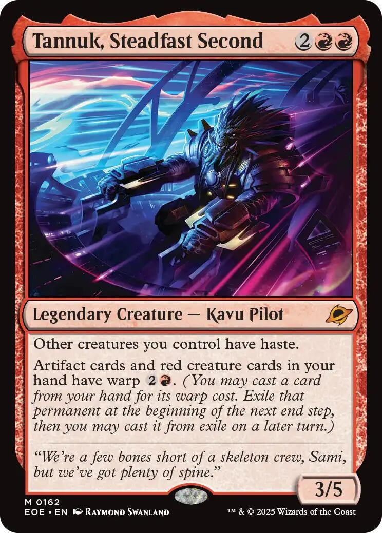 Image for Tannuk, Steadfast Second (Edge of Eternities) (162) - Magic: The Gathering