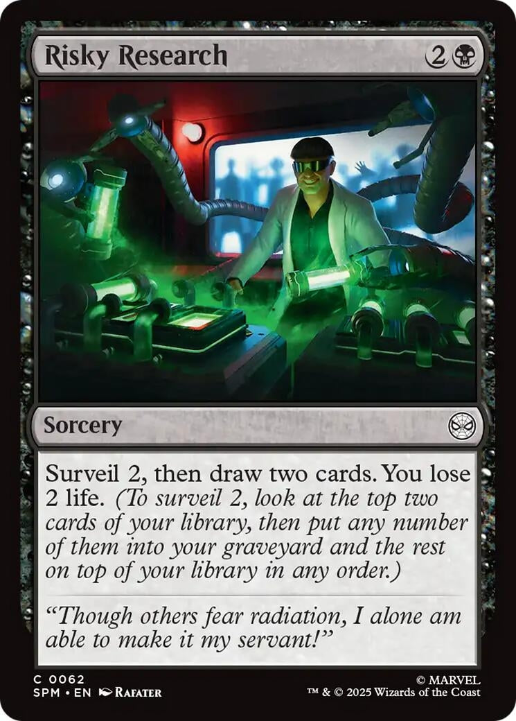 Image for Risky Research (Marvel's Spider-Man) (62) - Magic: The Gathering