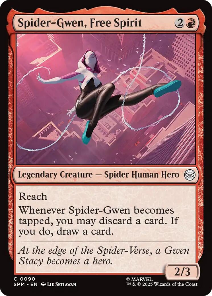 Image for Spider-Gwen, Free Spirit (Marvel's Spider-Man) (90) - Magic: The Gathering