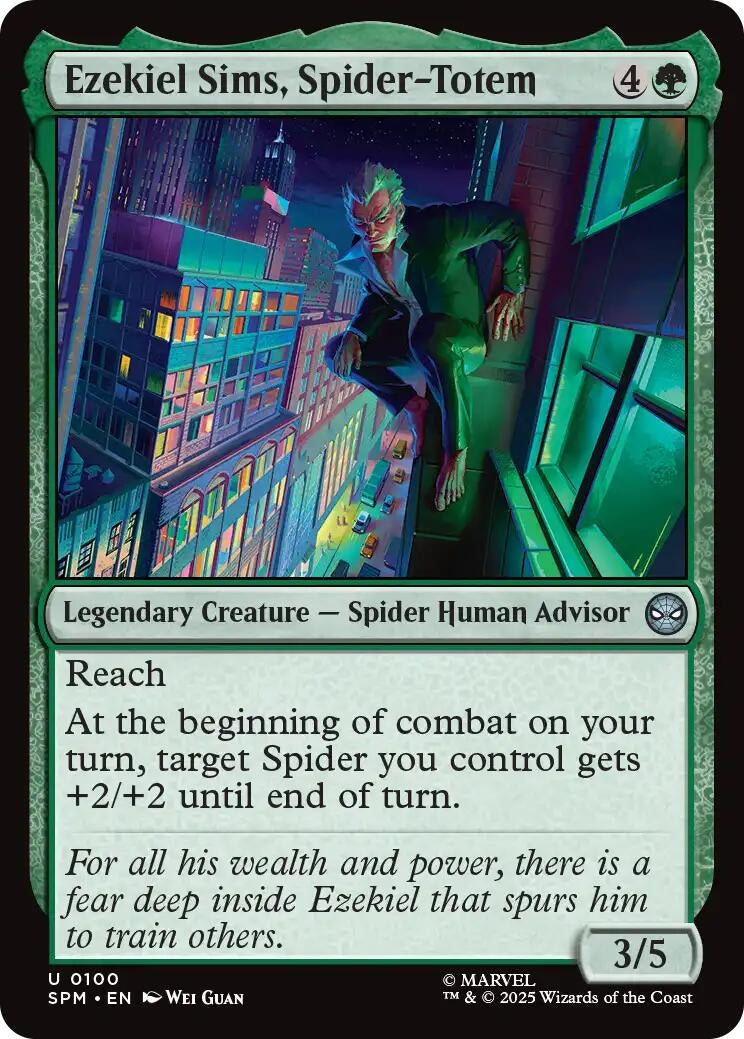 Image for Ezekiel Sims, Spider-Totem (Marvel's Spider-Man) (100) - Magic: The Gathering