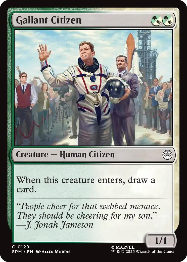 Image for Gallant Citizen (Marvel's Spider-Man) (129) - Magic: The Gathering
