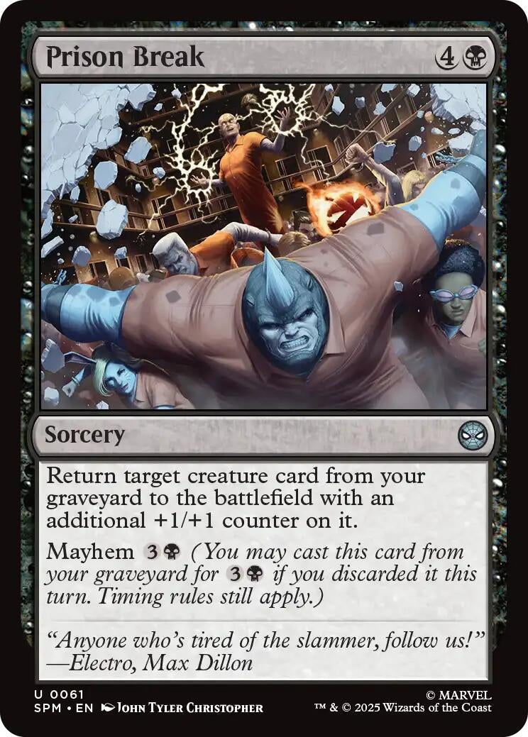 Image for Prison Break (Marvel's Spider-Man) (61) - Magic: The Gathering