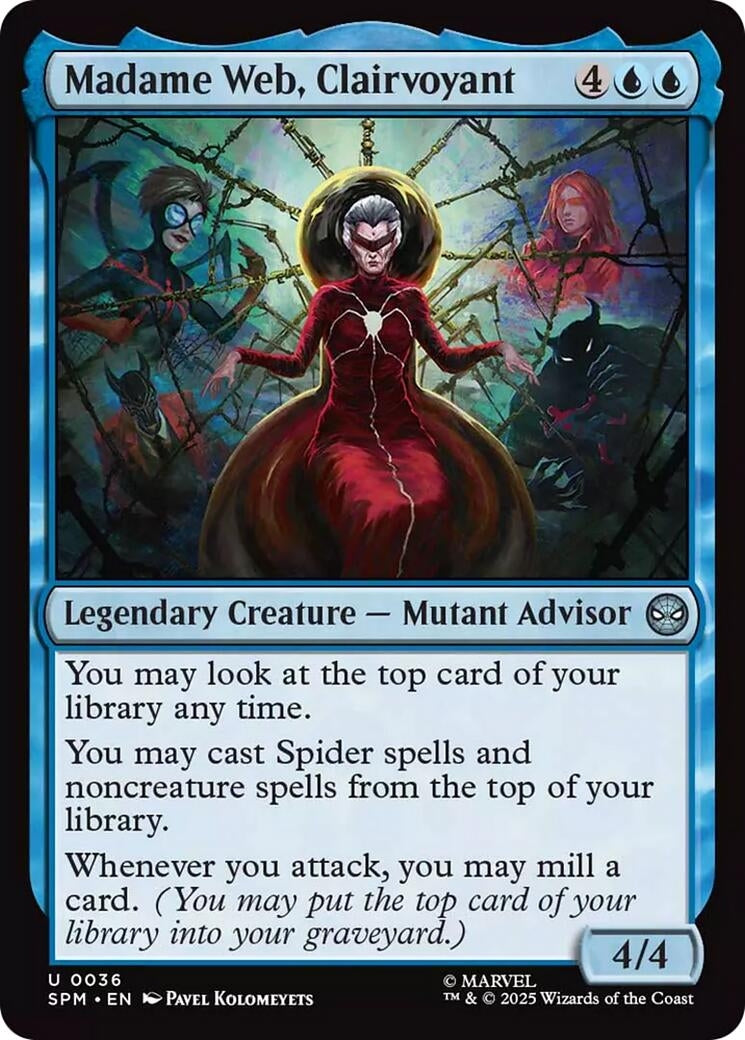 Image for Madame Web, Clairvoyant (Marvel's Spider-Man) (36) - Magic: The Gathering