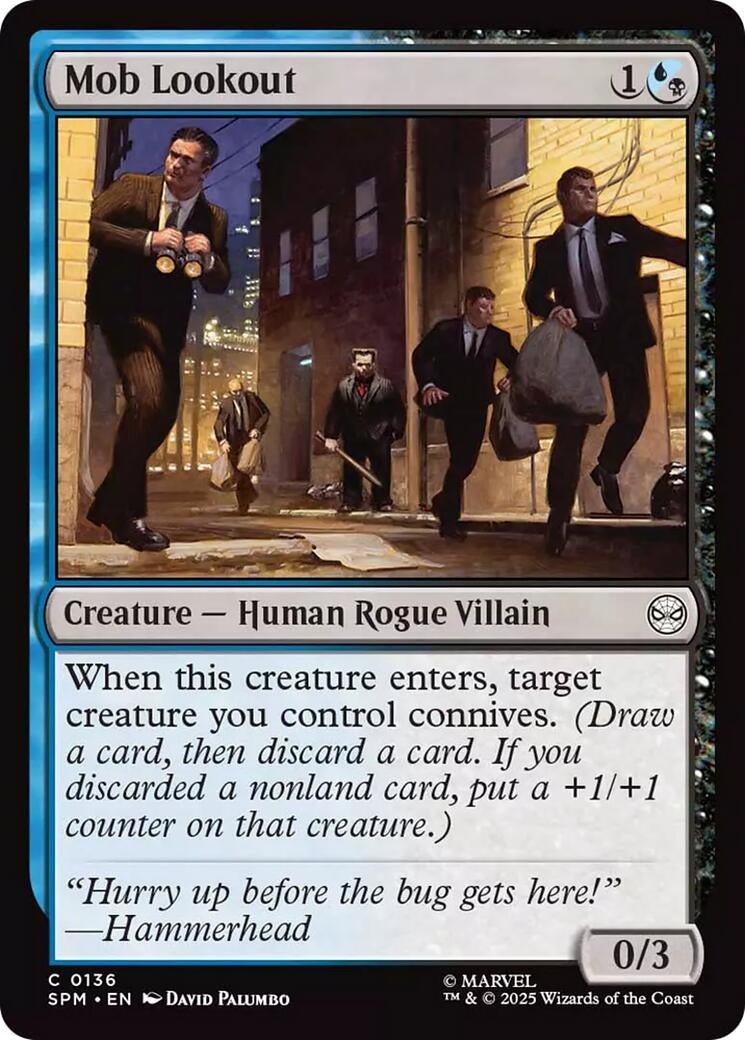 Image for Mob Lookout (Marvel's Spider-Man) (136) - Magic: The Gathering