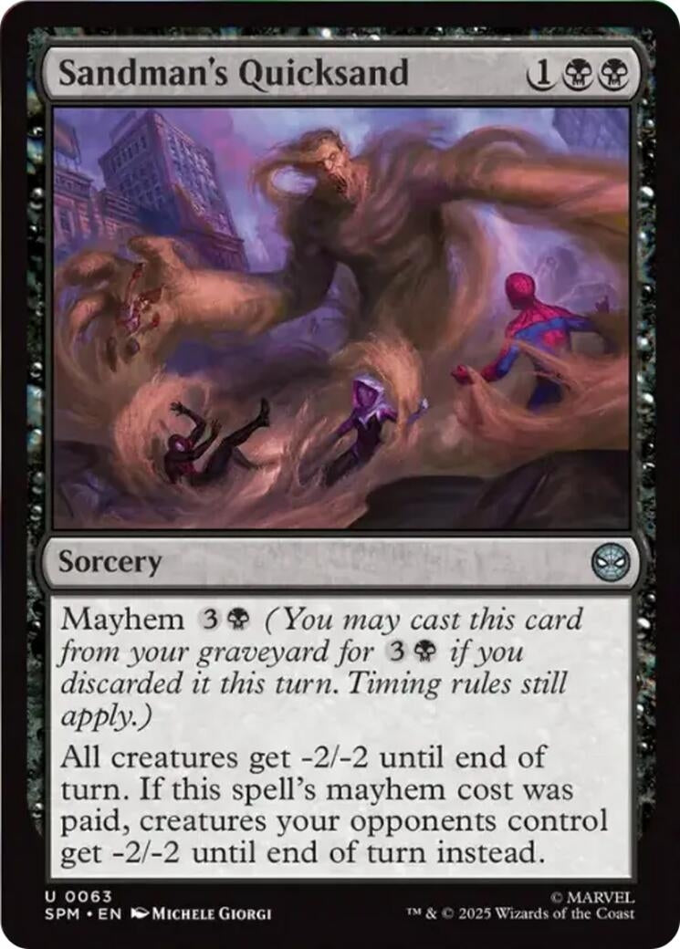 Image for Sandman's Quicksand (Marvel's Spider-Man) (63) - Magic: The Gathering