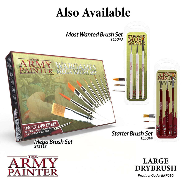 Army Painter: Brush: Wargamer: Large Drybrush