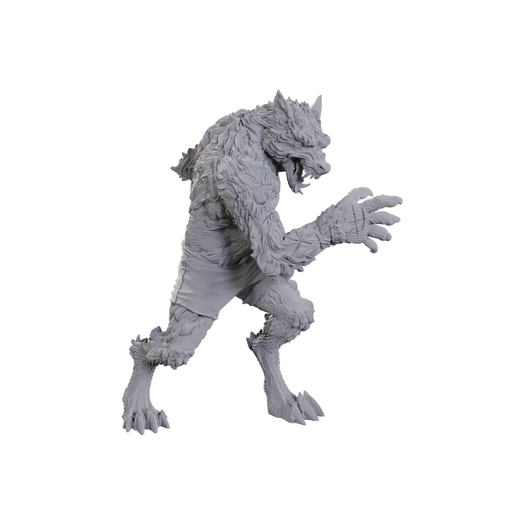 Wizkids: Critical Role: Unpainted Minis: Chetney Pock O'Pea & Werewolf