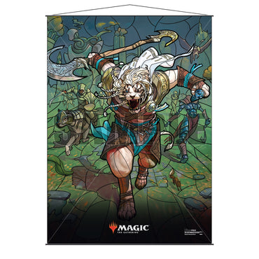 Wall Scroll: MtG: Stained Glass - Ajani