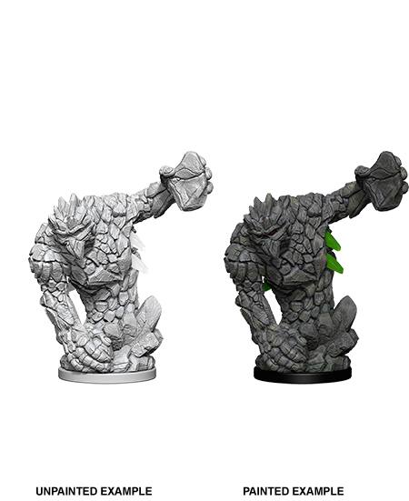 Wizkids: Pathfinder Battles: Deep Cuts Unpainted Minis: W5: Medium Earth Elemental