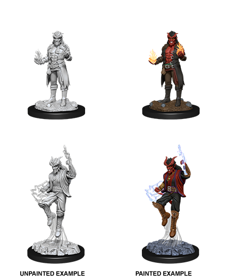 Wizkids: D&D Nolzur's Marvelous Unpainted Minis: W12: Male Tiefling Sorcerer
