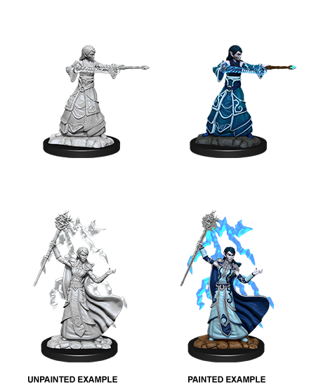 Wizkids: D&D Nolzur's Marvelous Unpainted Minis: W12: Female Elf Wizard