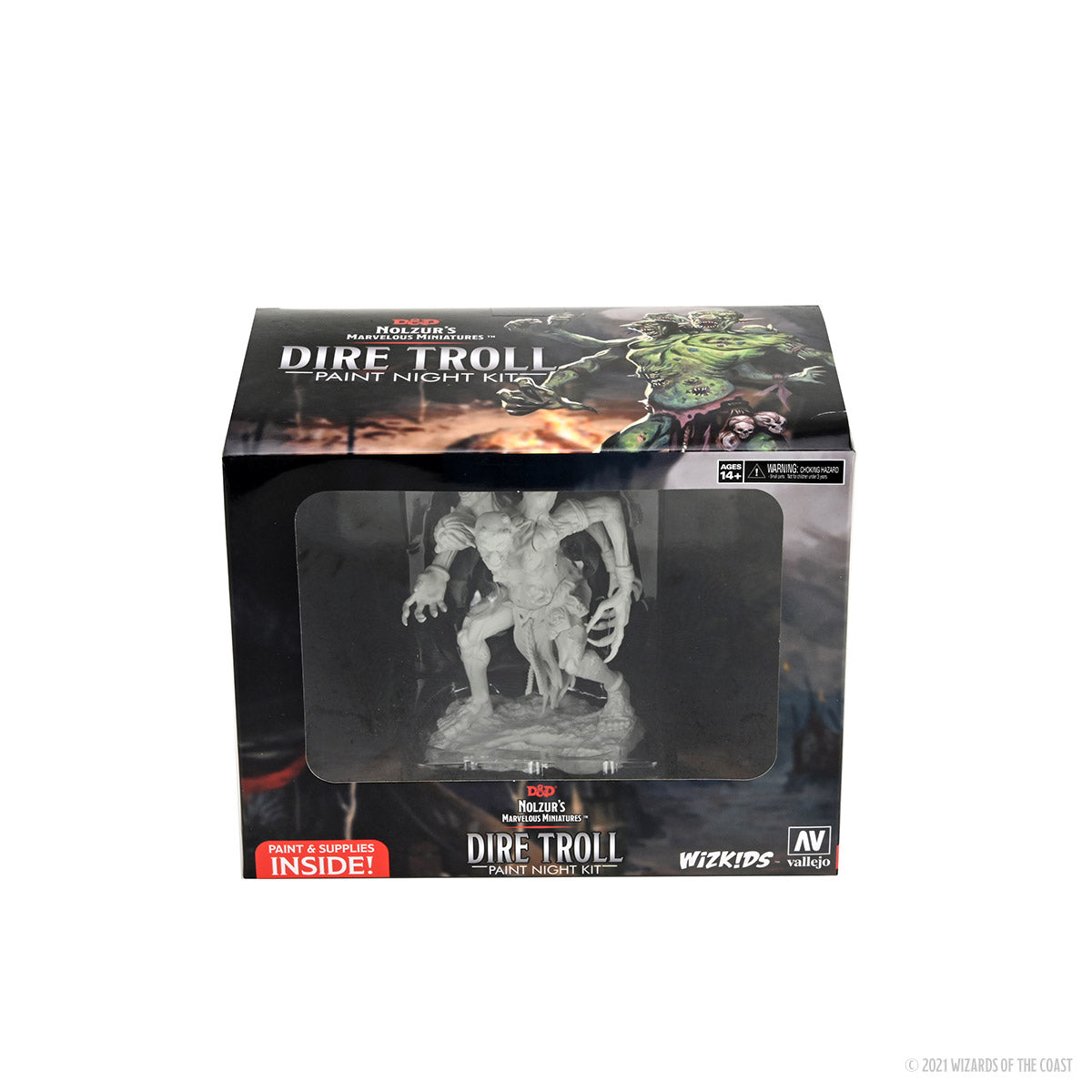 Wizkids: D&D Nolzur's Marvelous Unpainted Minis: W14: Paint Night Kit #4- Dire Troll