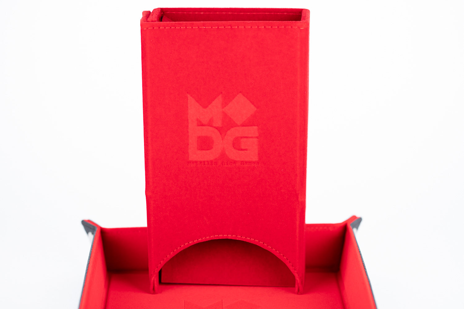 MDG: Velvet Fold Dice Tower - Velvet Red