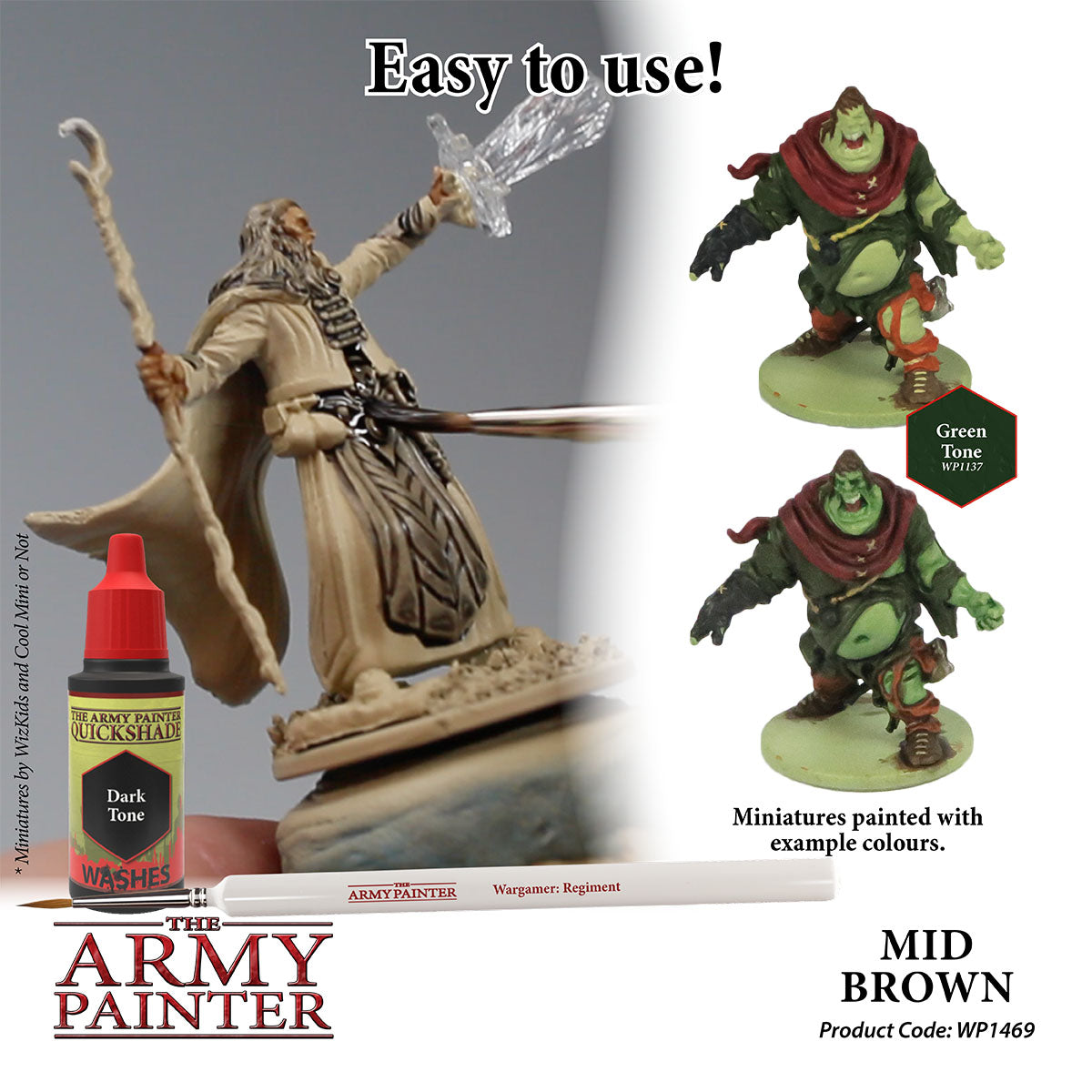 Army Painter: Warpaints: Wash: Mid-Brown