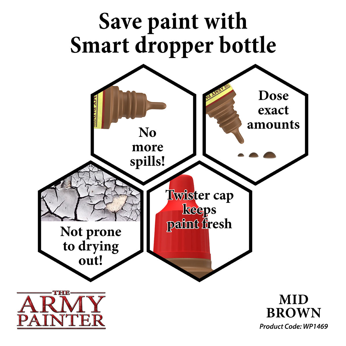 Army Painter: Warpaints: Wash: Mid-Brown
