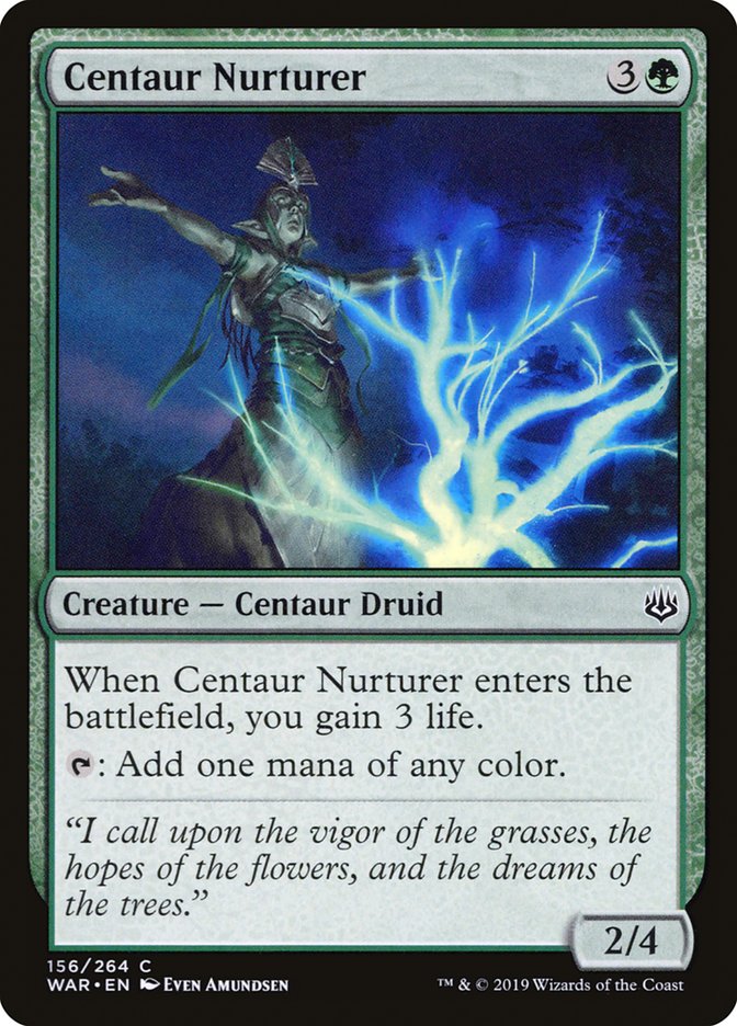 mtg centaur cards Centaur Nurturer [War of the Spark] – Chimera Hobby & Games