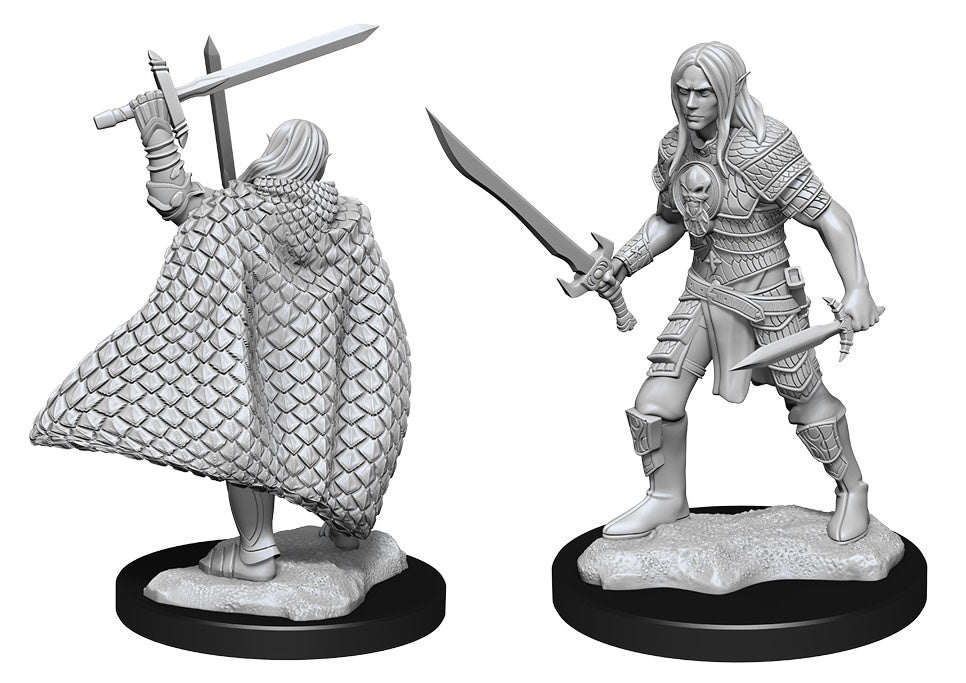 D&D Frameworks: Human Fighter Male - Unpainted and Unassembled – WizKids