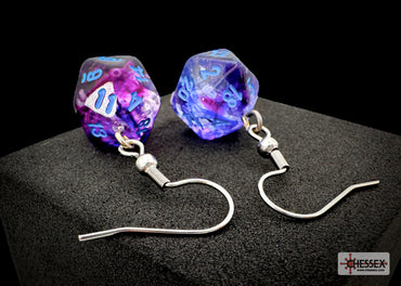 Chessex: Earrings: Hanging: Nebula Nocturnal