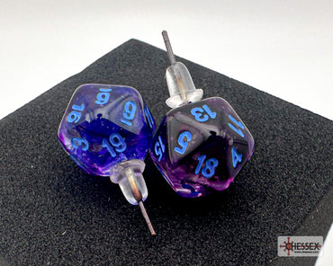 Chessex: Earrings: Studs: Nebula Nocturnal