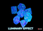 Chessex: 7-Die Set Nebula: Aura/white Luminary