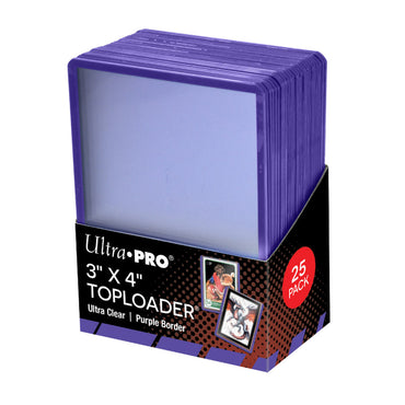 UltraPro: Regular Toploader: 3x4 (25ct) Purple