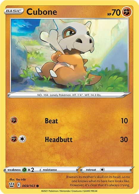 Cubone [SWSH05: Battle Styles] (069/163)