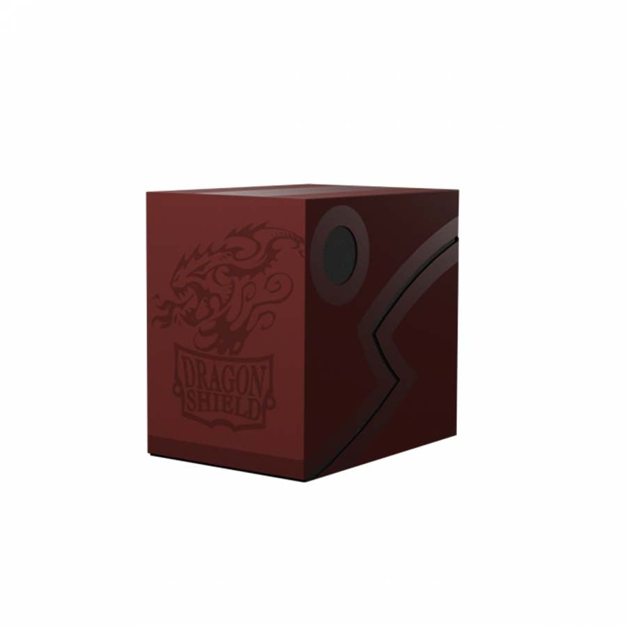 Image for Dragon Shield Revised Double Shell - Blood Red (Holds 100+) - Deck Boxes