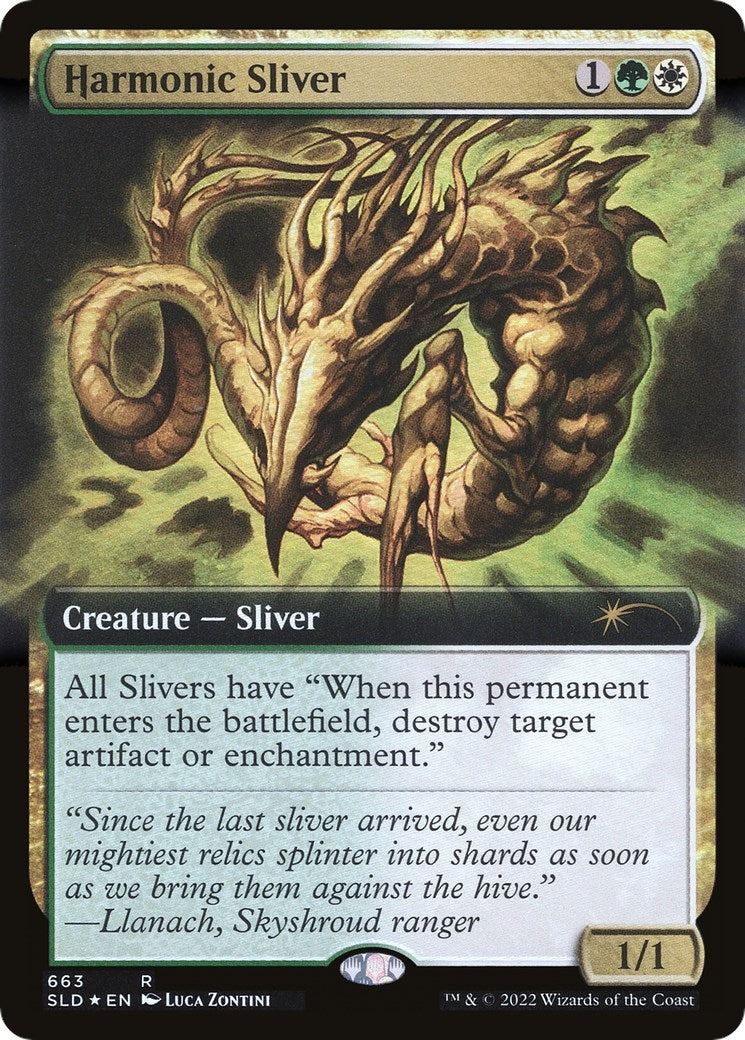 Harmonic Sliver (Extended Art) [Secret Lair Drop Promos]
