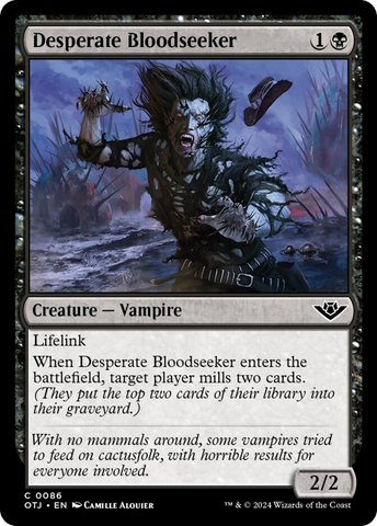 Desperate Bloodseeker [Outlaws of Thunder Junction]