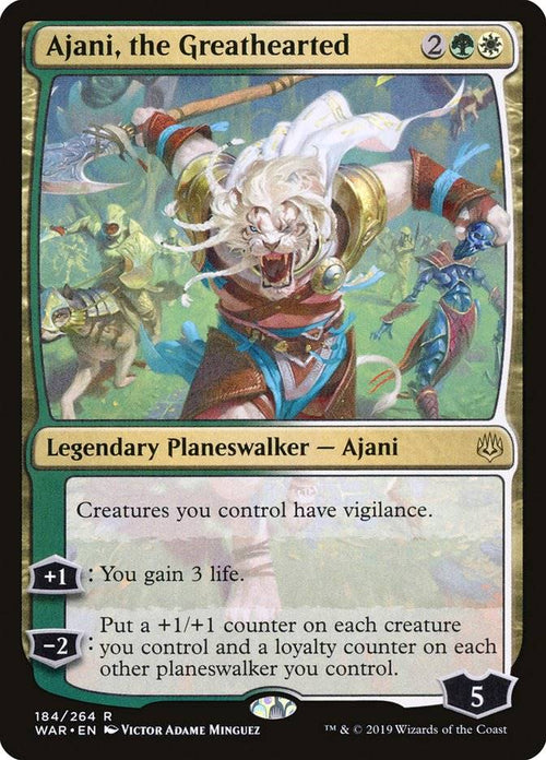 Ajani, the Greathearted [War of the Spark]
