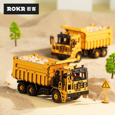 Robotime - Rokr 3D Wooden Puzzle DIY Engineering Dump Truck