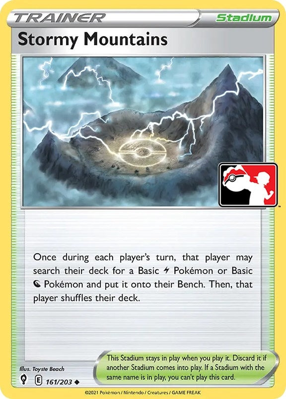 Image for Stormy Mountains (Prize Pack Series Cards) (161/203) - Pokemon