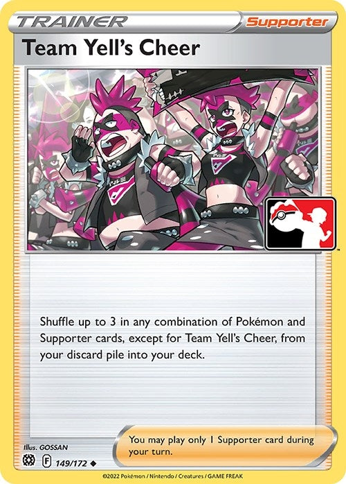 Image for Team Yell's Cheer (Prize Pack Series Cards) (149/172) - Pokemon