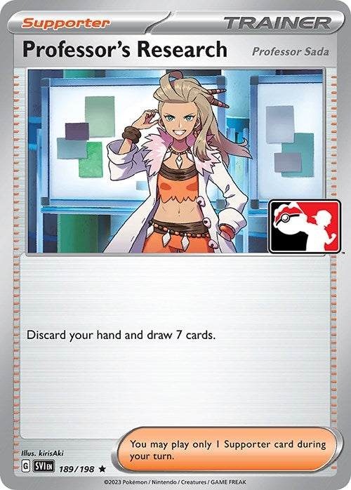 Image for Professor's Research (Prize Pack Series Cards) (189/198) - Pokemon