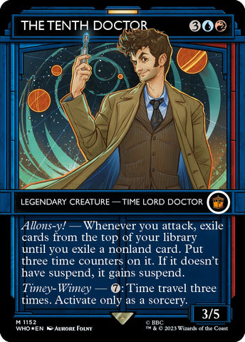 The Tenth Doctor (Showcase) (Surge Foil) [Doctor Who]