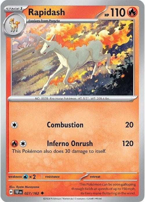 Rapidash (027/162) (TEF)