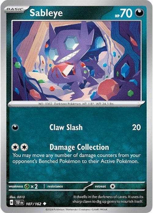Sableye (107/162) (TEF)