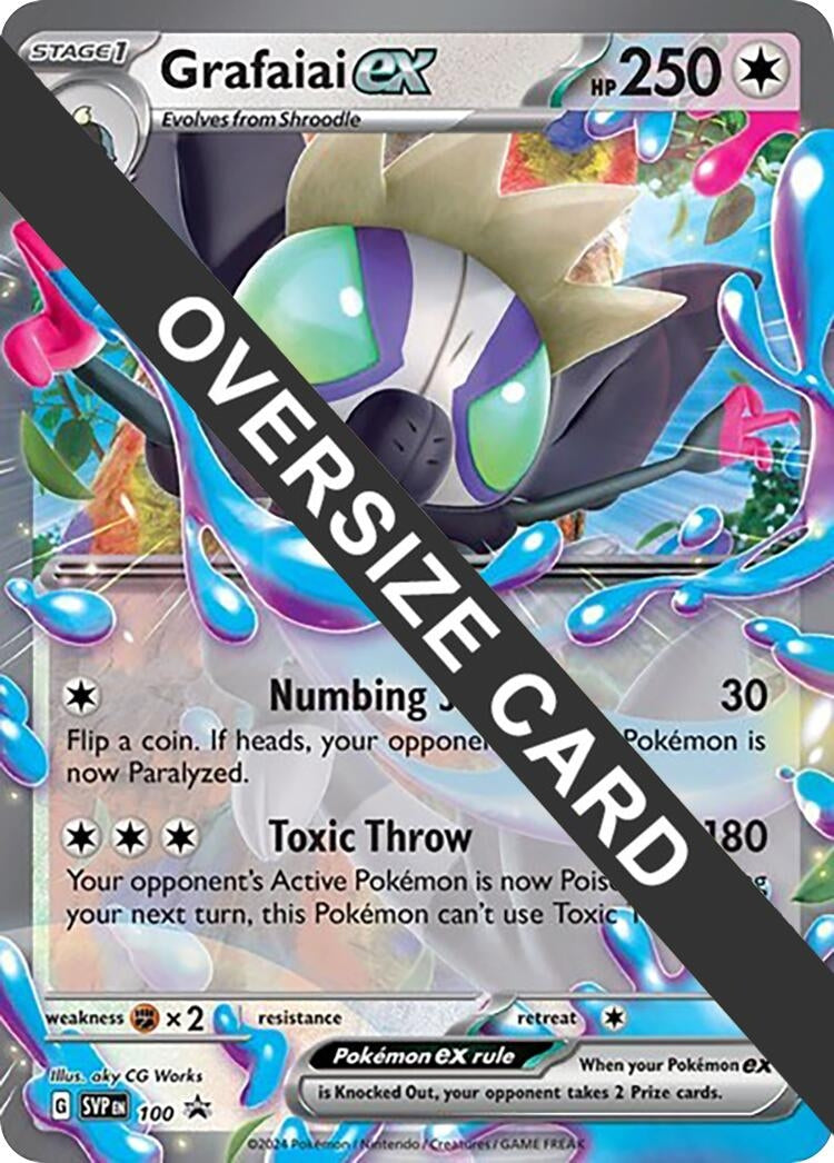 Image for Grafaiai ex - 100 (SV: Scarlet & Violet Promo Cards) (Jumbo Cards) (100) - Pokemon