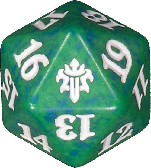 Image for Throne of Eldraine Spindown Die - Green - Life Counters