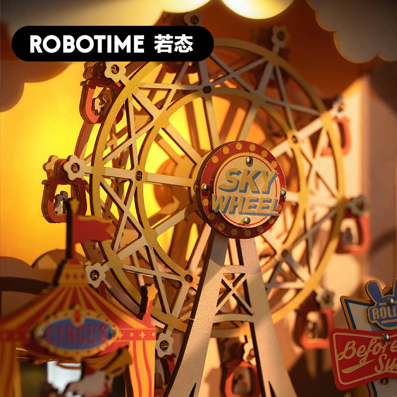 Rolife - Sunset Carnival Rolife Music Box DIY Wooden Puzzles