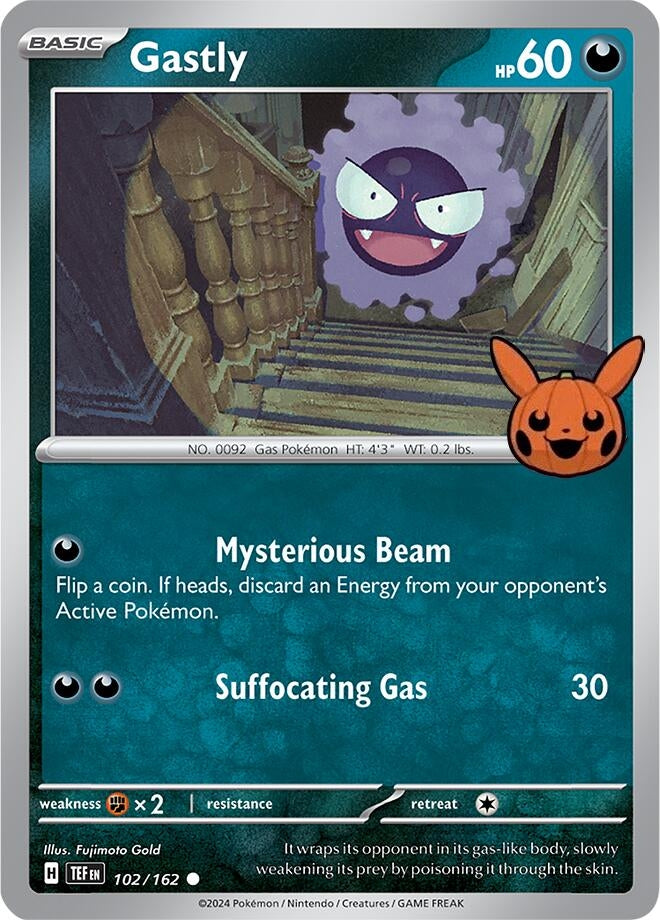 Image for Gastly (Trick or Trade BOOster Bundle 2024) (102/162) - Pokemon