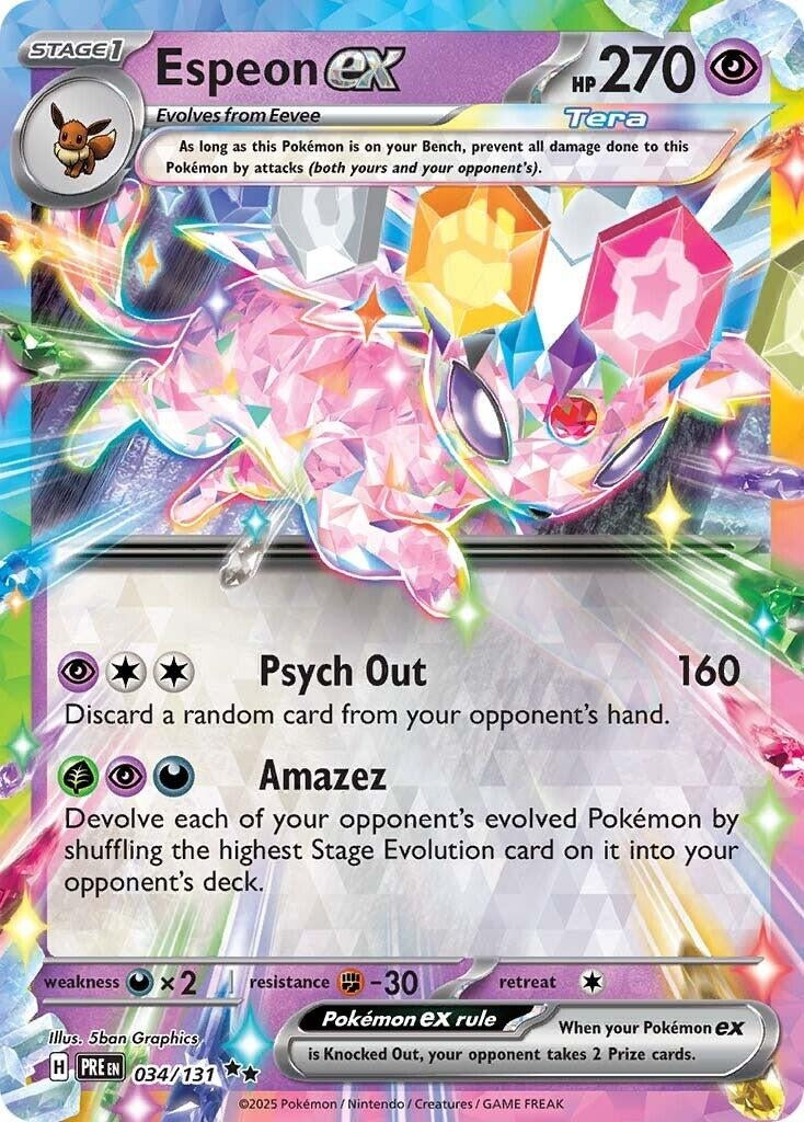 Espeon ex [SV: Prismatic Evolutions] (034/131)