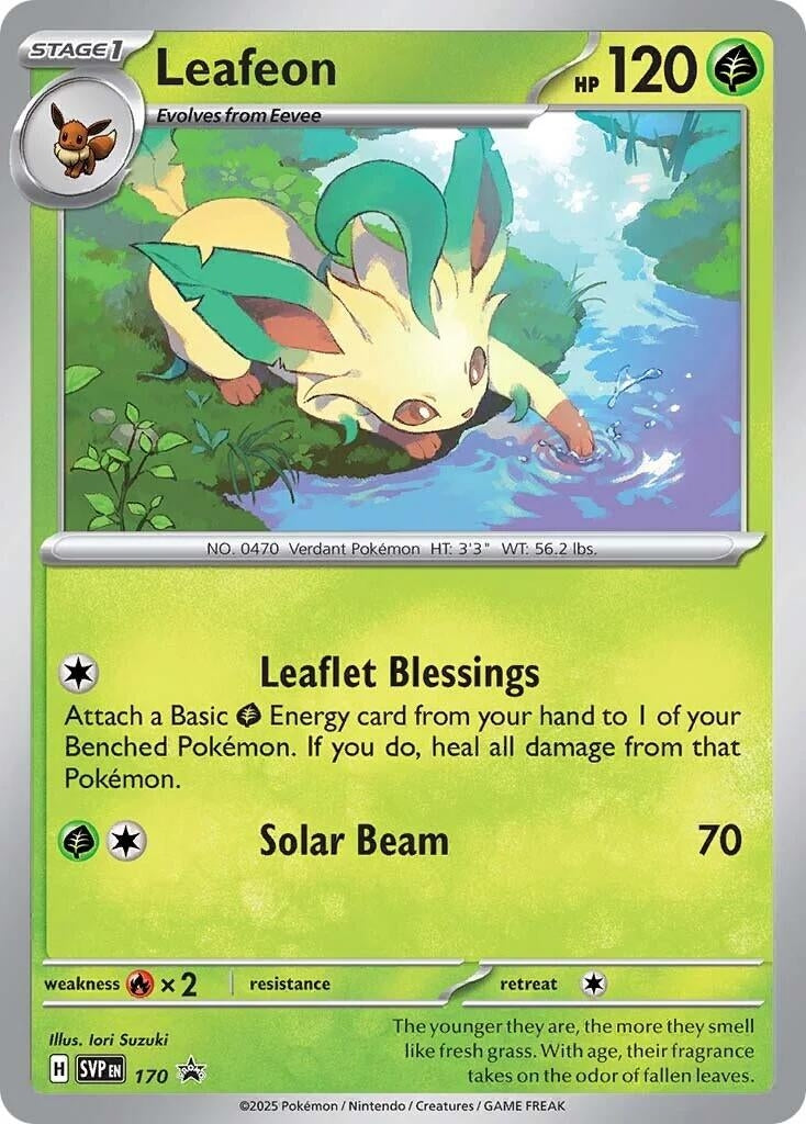 Leafeon - 170 (Cosmos Holo) [SV: Scarlet & Violet Promo Cards] (170)