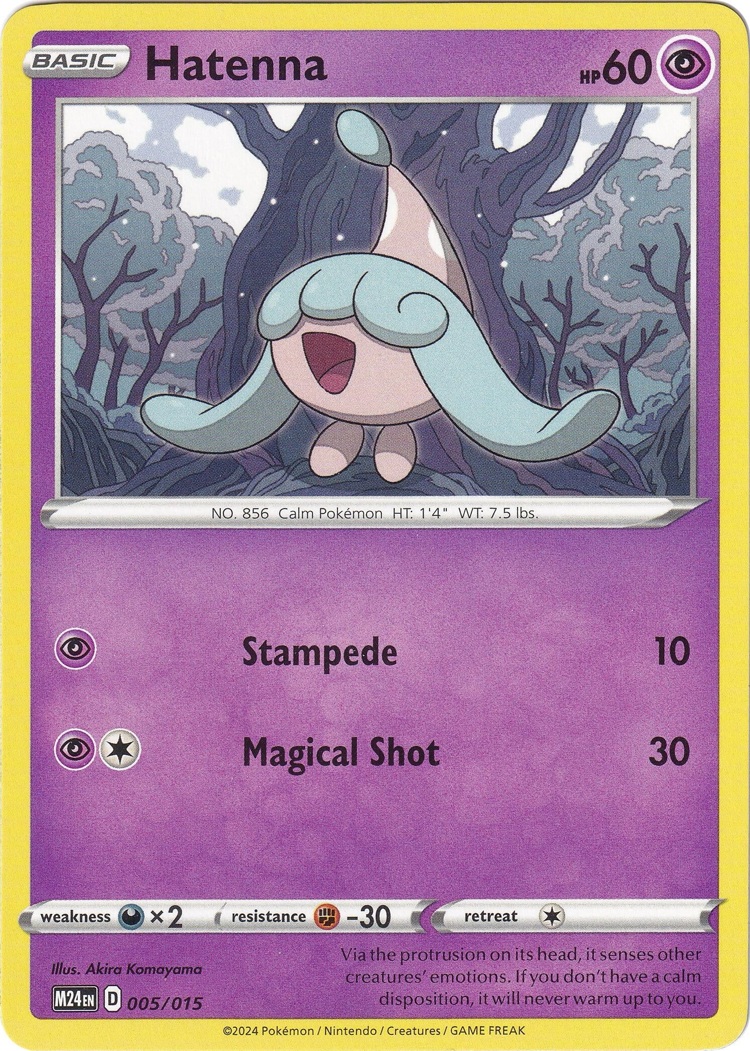 Image for Hatenna (McDonald's Promos 2024) (005/015) - Pokemon