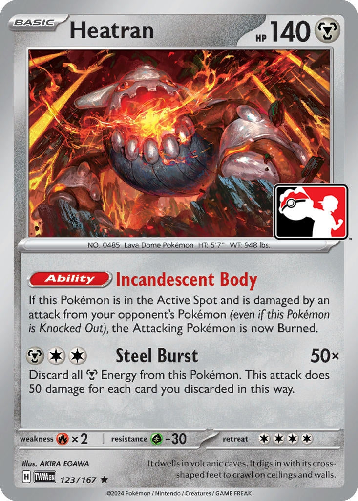 Heatran [Prize Pack Series Cards] (123/167)