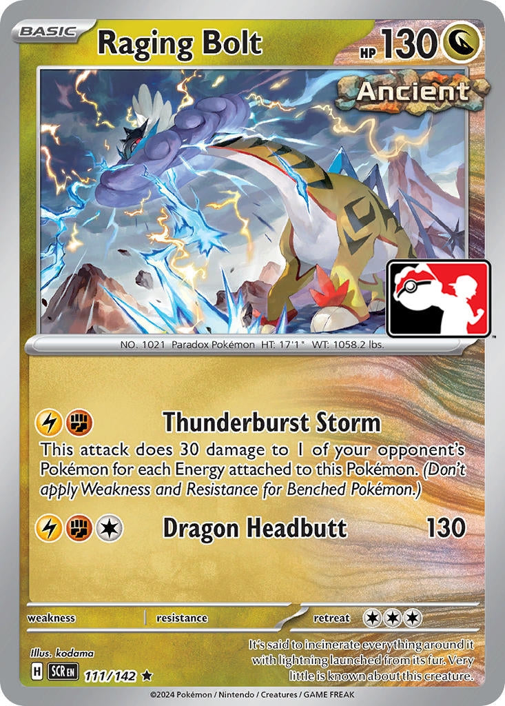 Image for Raging Bolt (Prize Pack Series Cards) (111/142) - Pokemon