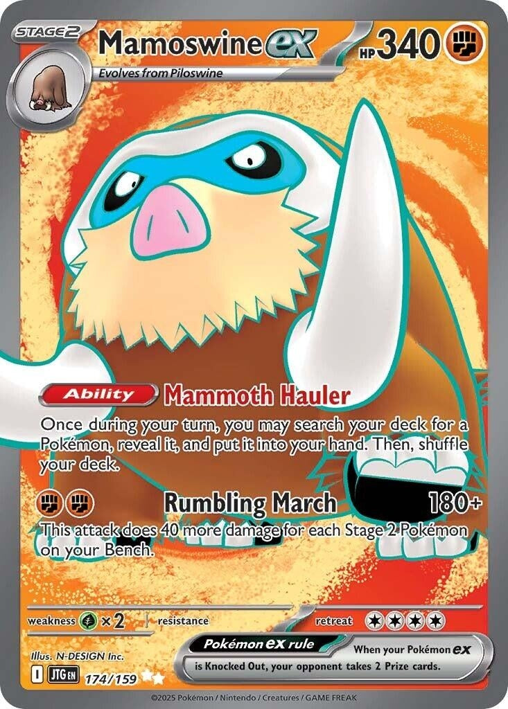 Mamoswine ex [SV09: Journey Together] (174/159)