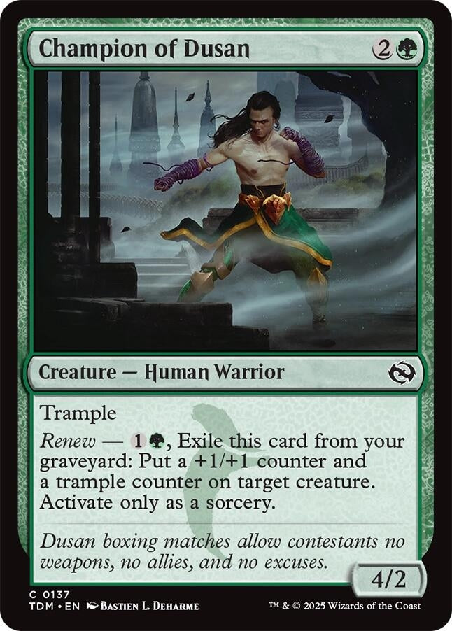 Champion of Dusan [Tarkir: Dragonstorm]